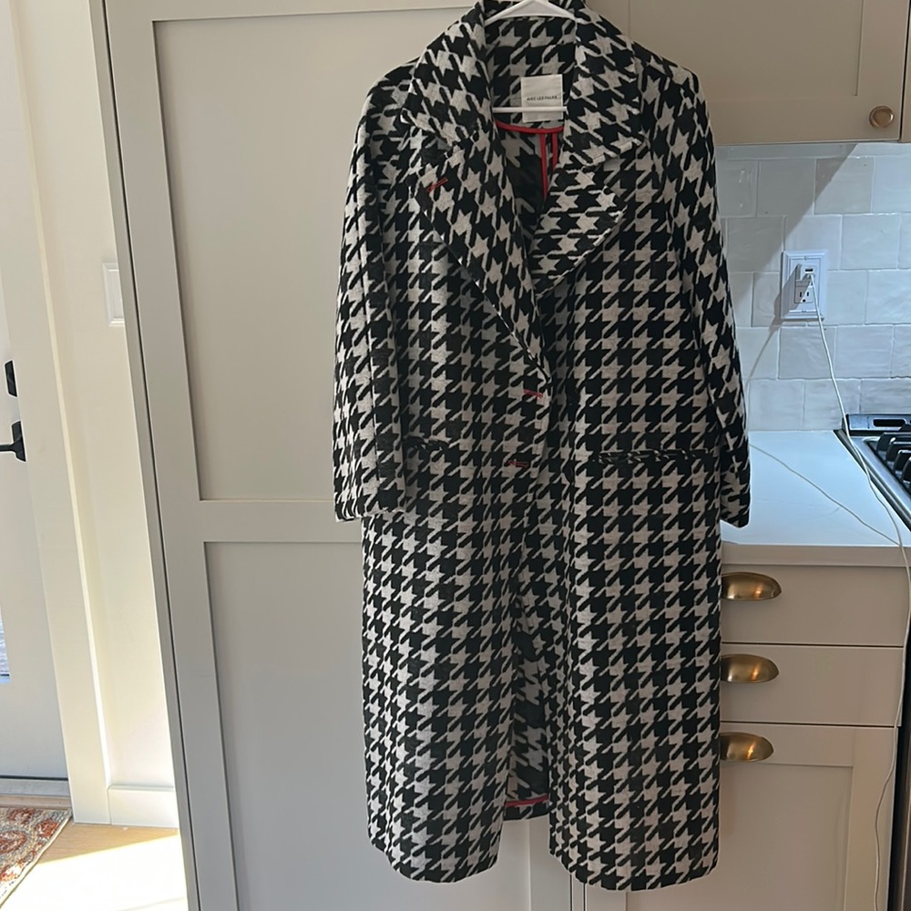 avec les filles by Anthropology houndstooth coat